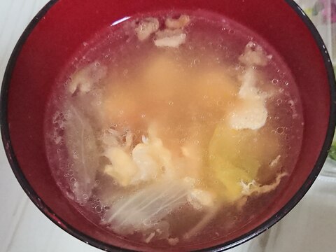 牛脂を使ったこくうま中華スープ